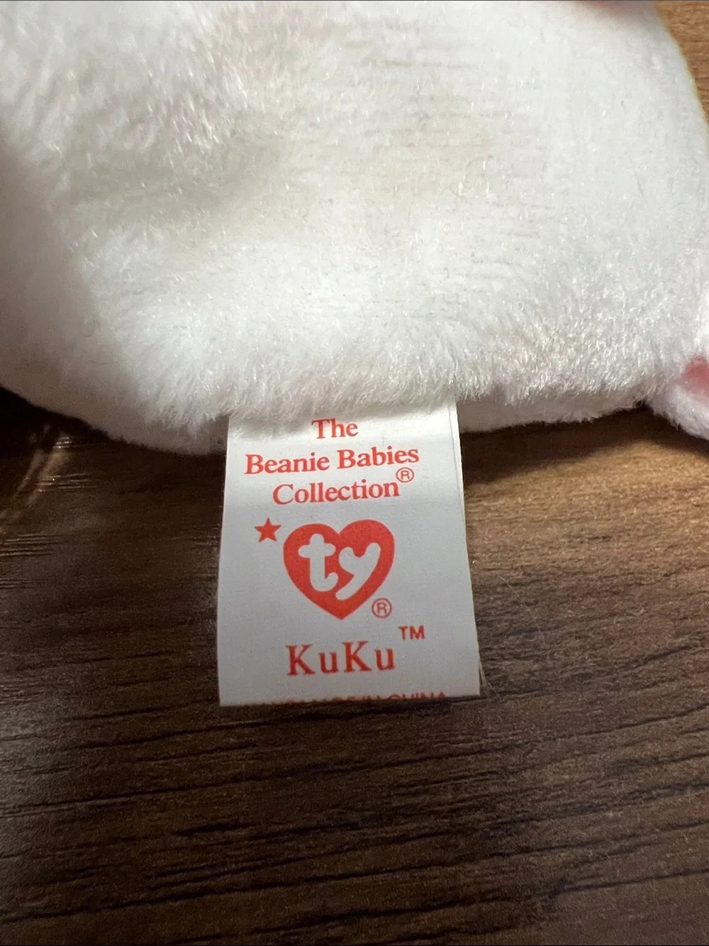 TY Beanie Baby Kuku the Cockatoo TAG ERRORS RARE RETIRED 1997 1998